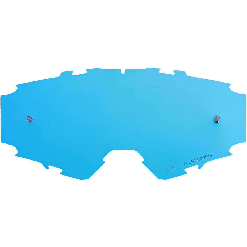 LENTE A SPECCHIO per Maschera ACERBIS VITRION Blu