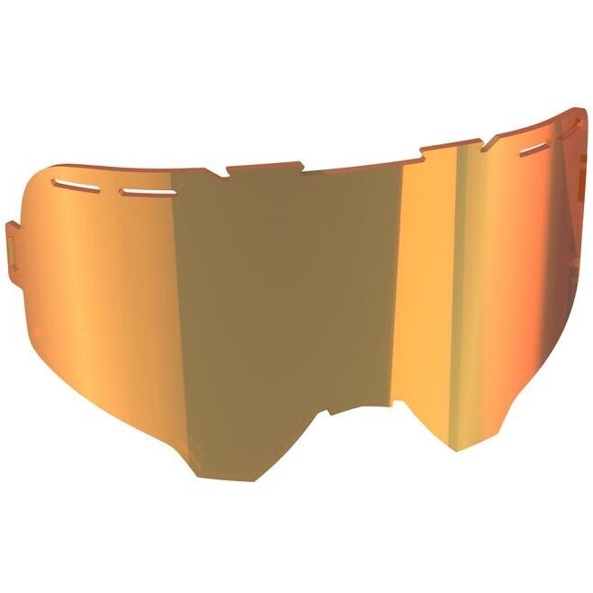 Lente di ricambio iridescente per maschera bici Arancio taglia unica