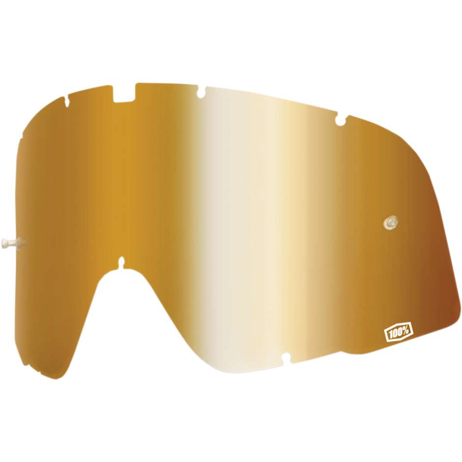 Lente di Ricambio Per Occhiali 100% BARSTOW Classic/Legend Specchio Oro