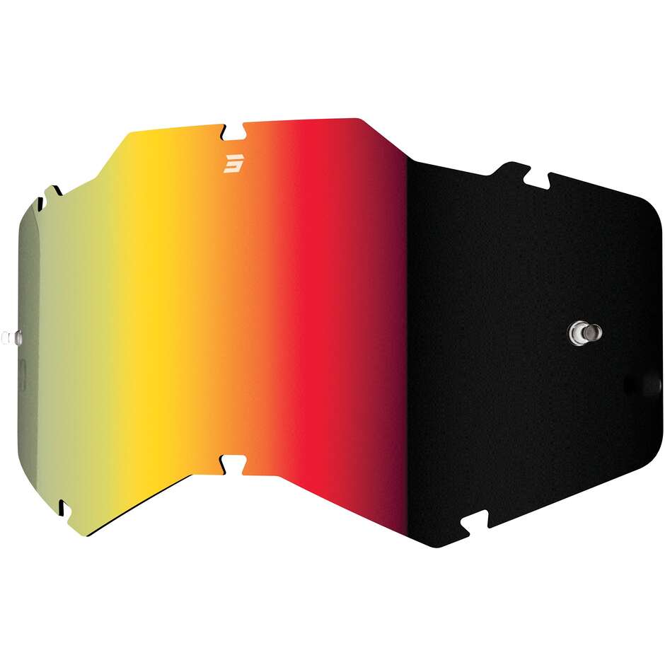 Lente Per Maschera Moto SHOT ASSAULT/IRIS 2.0  AS ROSSO IRIDIUM