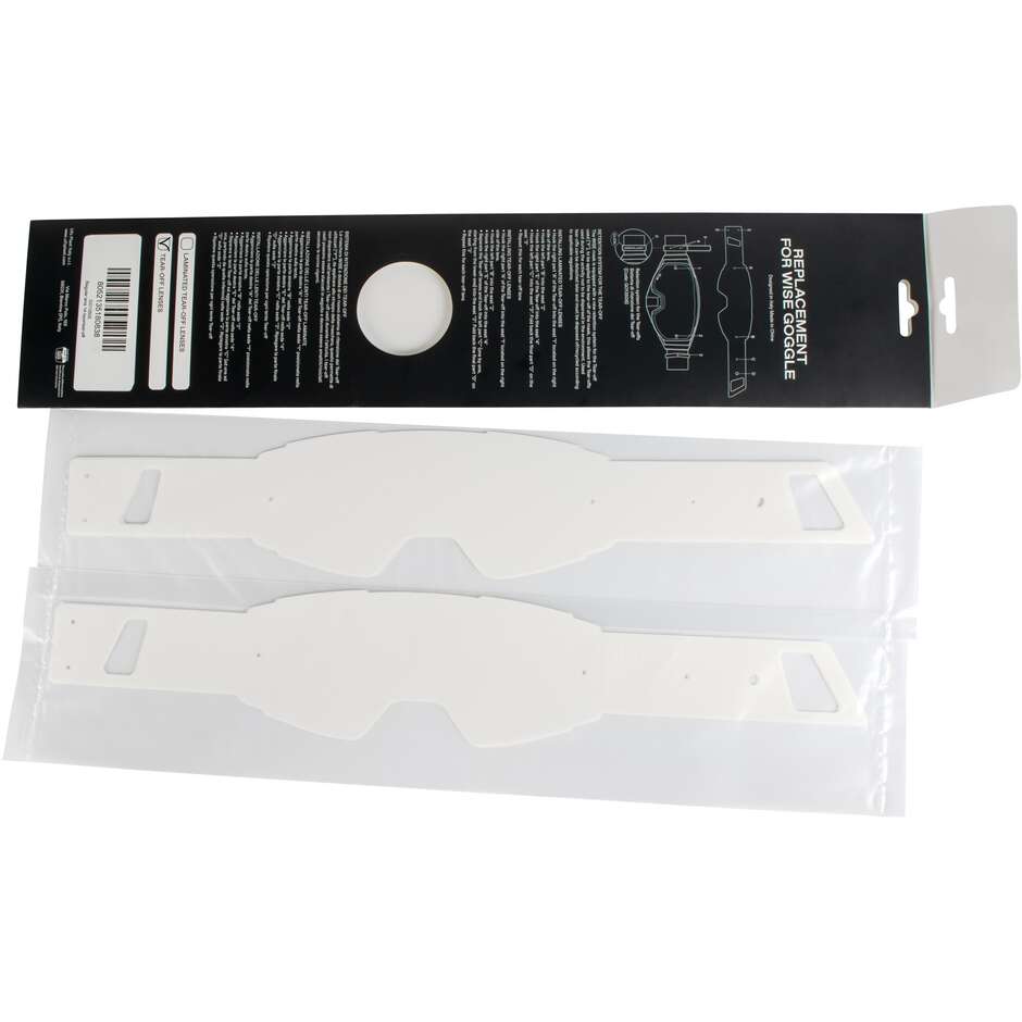 Lenti A Strappo Compatibili Occhiale/Maschera Progrip 3303 Vista - Kit Da 50 Pezzi - Foto 4