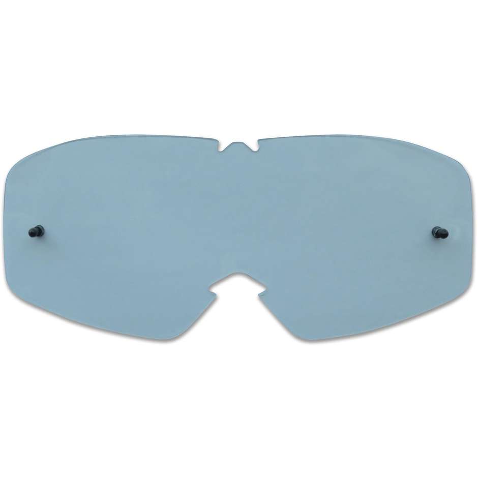 Lentille bleue Fm Racing pour lunettes MUDDY - SNAKE - ROBIN Moto Cross