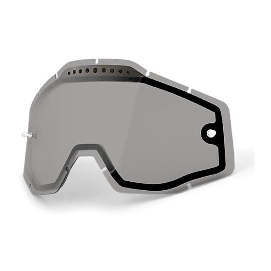 Lentille De Rechange Fumée Pour Masque Armega - Compatible Avec Plusieurs Modèles, Verre Injecté, Protection Solaire - 10