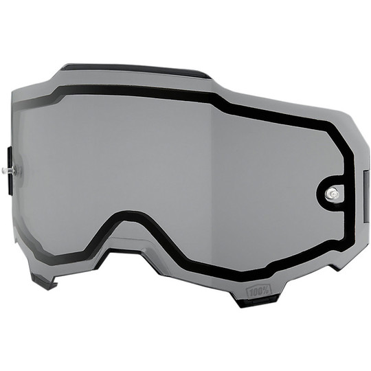 Lentille double fumée d'origine pour lunettes 100% Armega Ultra HD