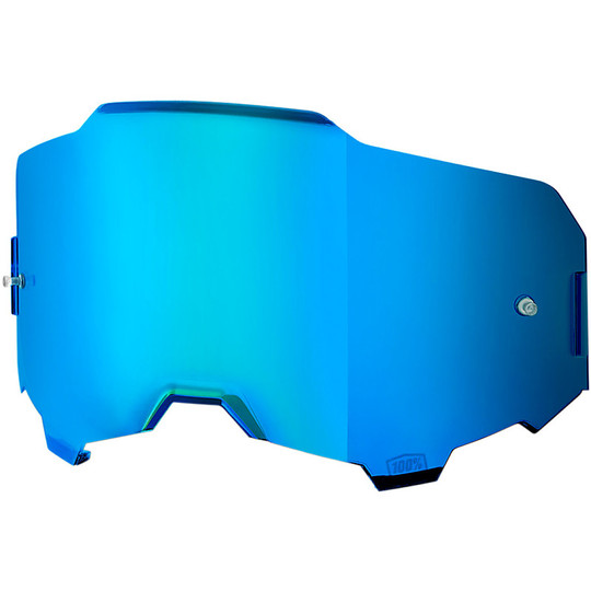 Lentille miroir bleu d'origine pour lunettes 100% Armega Ultra Hd