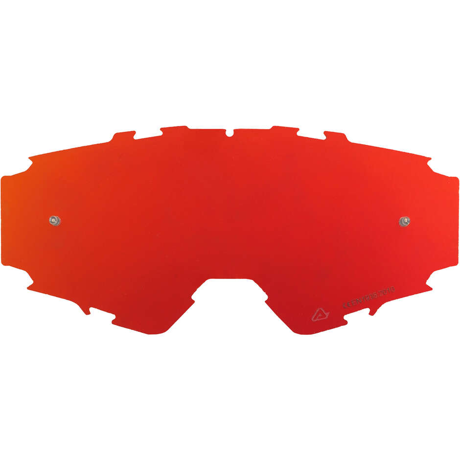 LENTILLE MIROIR pour masque ACERBIS VITRION rouge