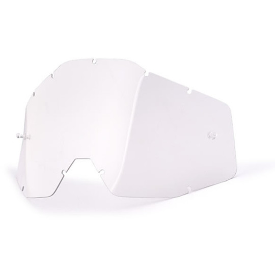Lentille transparente d'origine pour lunettes 100% Racecraft Accuri et Strata