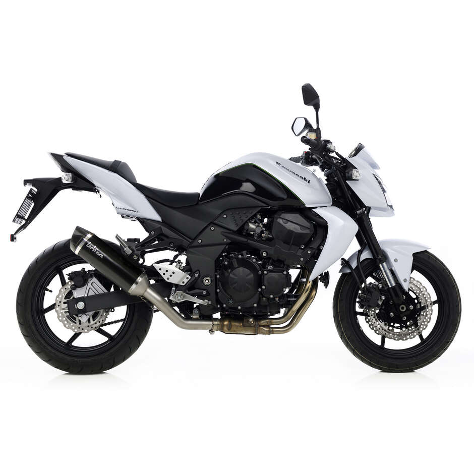 Leovince 14007 BLACK Slip-On Exhaust For KAWASAKI Z750 (07-14); Z750R (11-14)