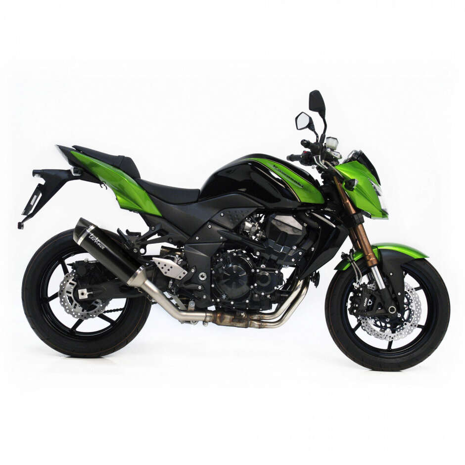 Leovince 14007 BLACK Slip-On Exhaust For KAWASAKI Z750 (07-14); Z750R (11-14)
