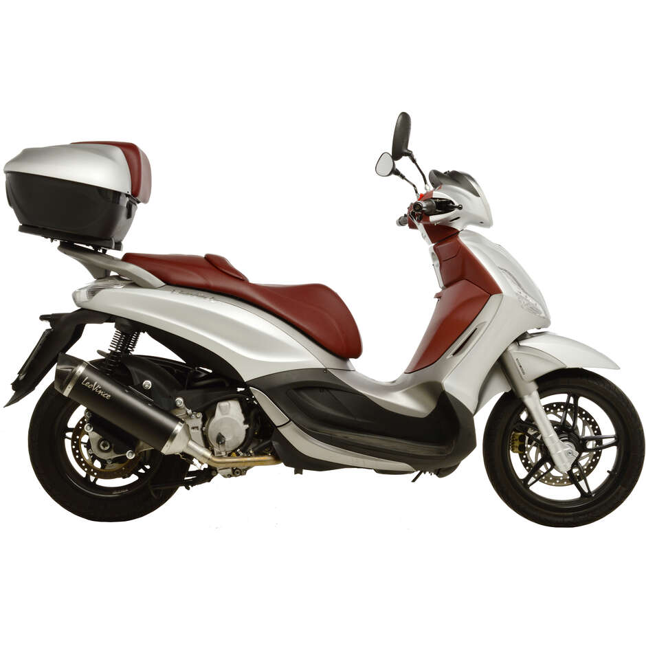 Leovince 14025 BLACK Slip-On Exhaust Specific for PIAGGIO Beverly 350 Sport Touring (11-16)