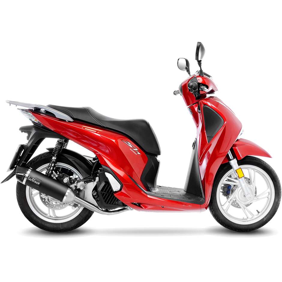 Leovince 14061K BLACK Full System Exhaust System Specific For HONDA SH125i (17-19)