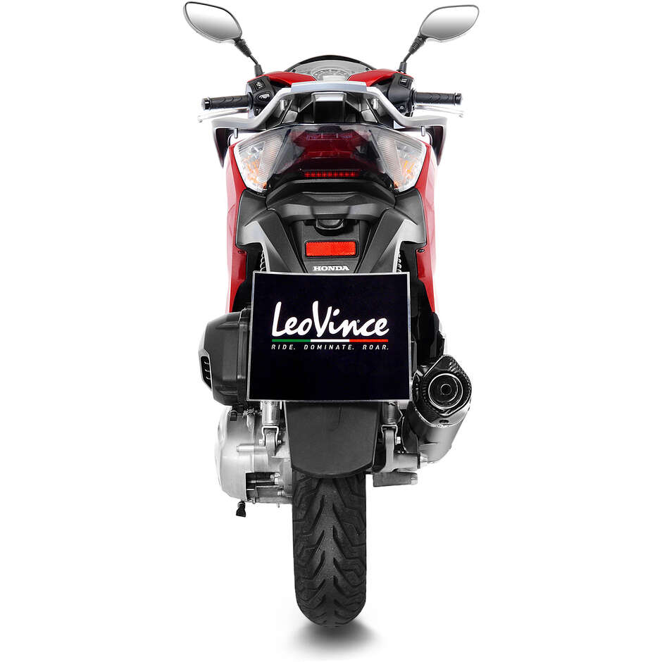 Leovince 14061K BLACK Full System Exhaust System Specific For HONDA SH125i (17-19)