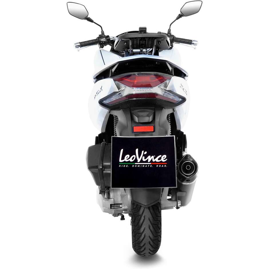 Leovince 14062K BLACK Full System Exhaust Specific For HONDA PCX125 (18-20)