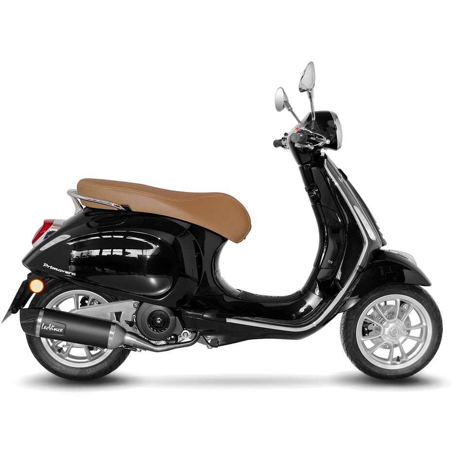 Leovince 14067K BLACK Full System Exhaust System Specific for PIAGGIO Vespa Primavera125 iGet ABS - Sprint125 iGet ABS (19-20)