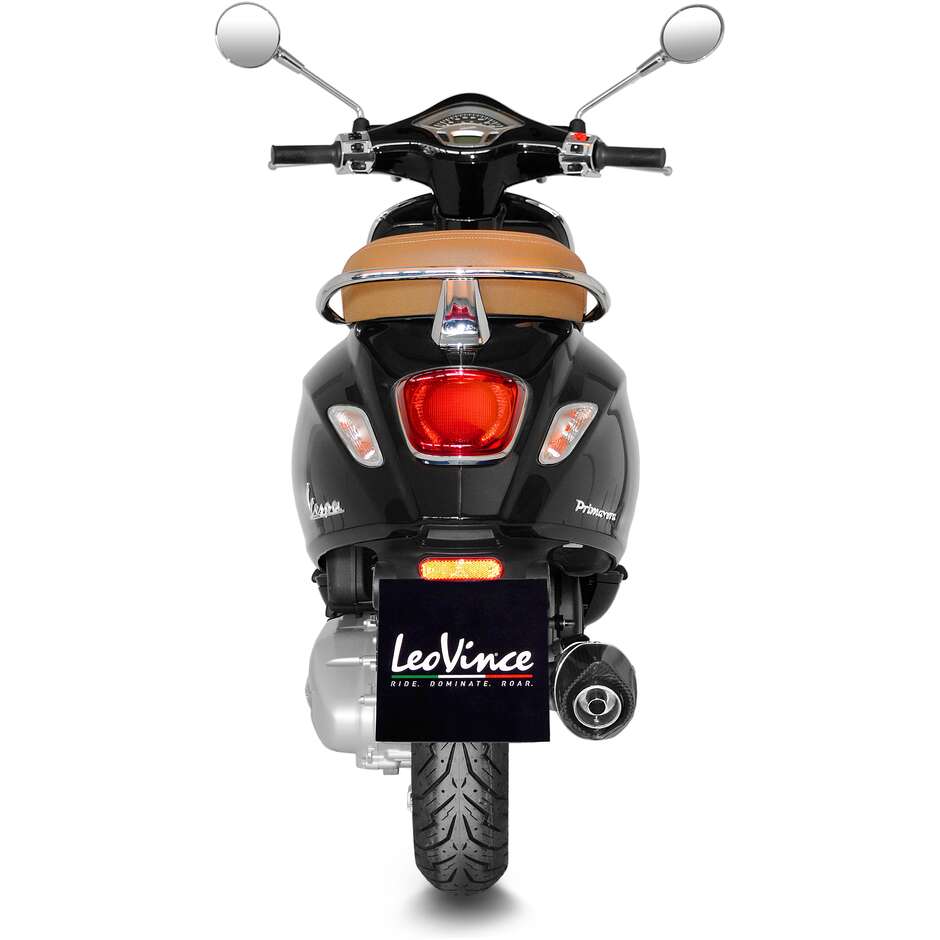 Leovince 14067K BLACK Full System Exhaust System Specific for PIAGGIO Vespa Primavera125 iGet ABS - Sprint125 iGet ABS (19-20)