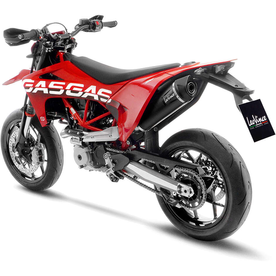 Leovince 14073K BLACK Full System Exhaust System Specific for GAS GAS ES700 - SM700 (22-24); KTM 690 SMC R - 690 ENDURO R (19-24)