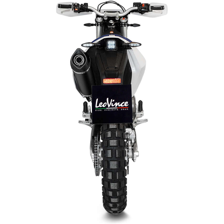 Leovince 14075K BLACK Full System Exhaust System Specific For HUSQVARNA 701 Supermoto - 701 Enduro/LR (17-24)