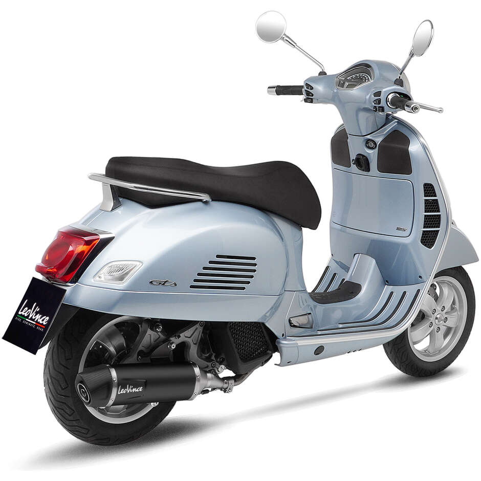 Leovince 14080K BLACK Slip-On Exhaust Specific For PIAGGIO Vespa GTS 125 ie / Super (21-24)
