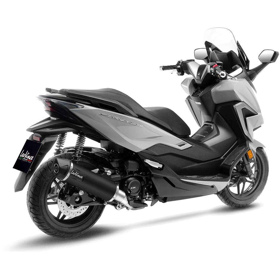 Leovince 14083U BLACK Slip-On Exhaust Specific For HONDA Forza350 (21-24)