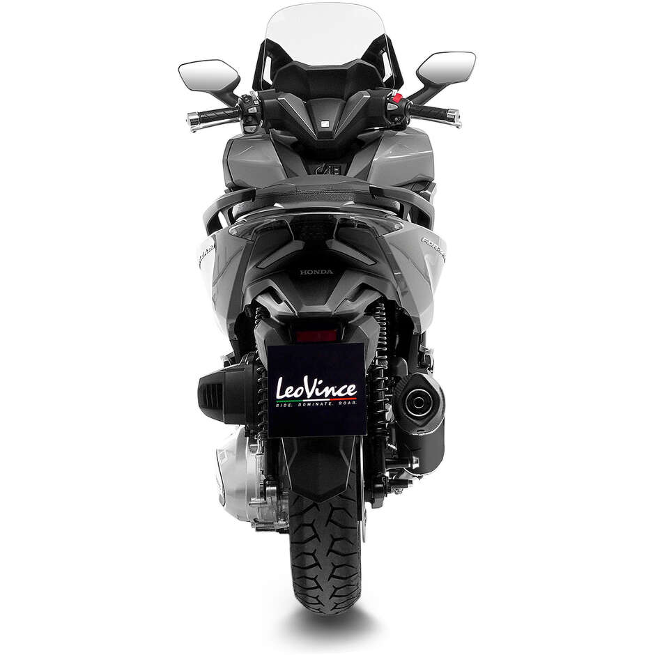 Leovince 14083U BLACK Slip-On Exhaust Specific For HONDA Forza350 (21-24)