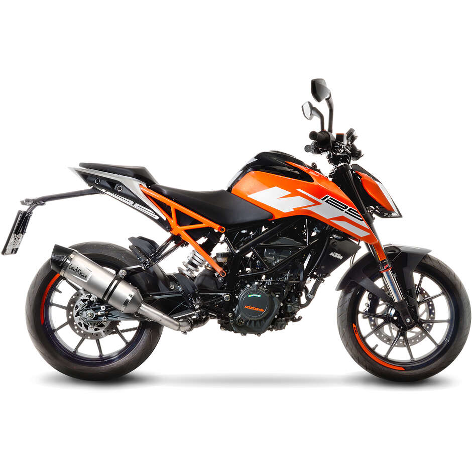 Leovince 14185E LV ONE EVO Slip-On Exhaust Specific For KTM Duke125/390 - RC125/390 (17-20)