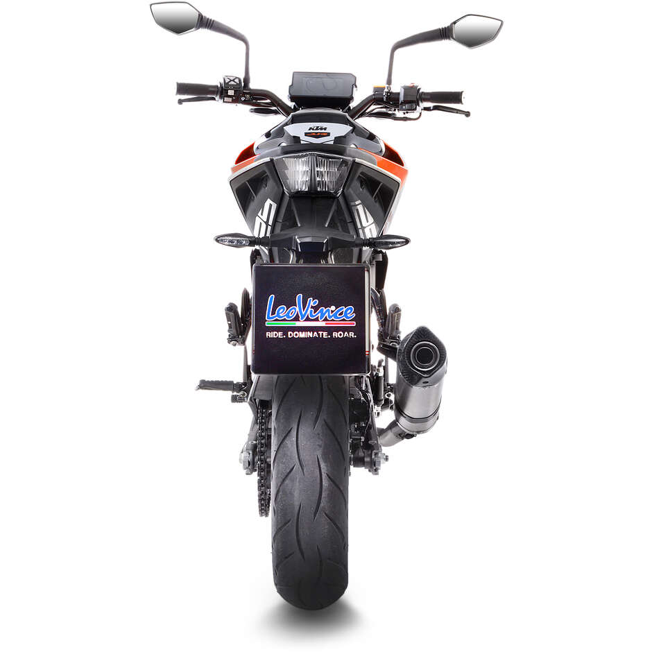 Leovince 14185E LV ONE EVO Slip-On Exhaust Specific For KTM Duke125/390 - RC125/390 (17-20)