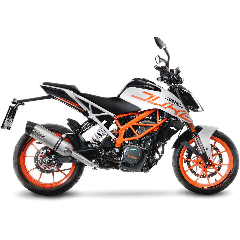 Leovince 14185E LV ONE EVO Slip-On Exhaust Specific For KTM Duke125/390 - RC125/390 (17-20)