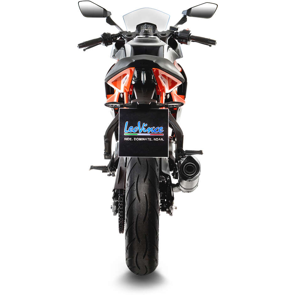 Leovince 14185E LV ONE EVO Slip-On Exhaust Specific For KTM Duke125/390 - RC125/390 (17-20)