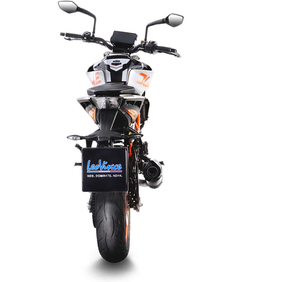 Leovince 14185E LV ONE EVO Slip-On Exhaust Specific For KTM Duke125/390 - RC125/390 (17-20)