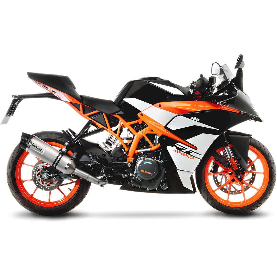 Leovince 14185E LV ONE EVO Slip-On Exhaust Specific For KTM Duke125/390 - RC125/390 (17-20)