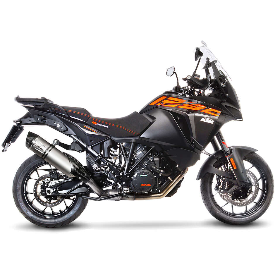 Leovince 14192E LV ONE EVO Slip-On Exhaust Specific for KTM 1090 Adventure/R (17-19); 1290 Super Adventure (17-20)