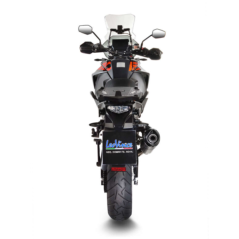 Leovince 14192E LV ONE EVO Slip-On Exhaust Specific for KTM 1090 Adventure/R (17-19); 1290 Super Adventure (17-20)