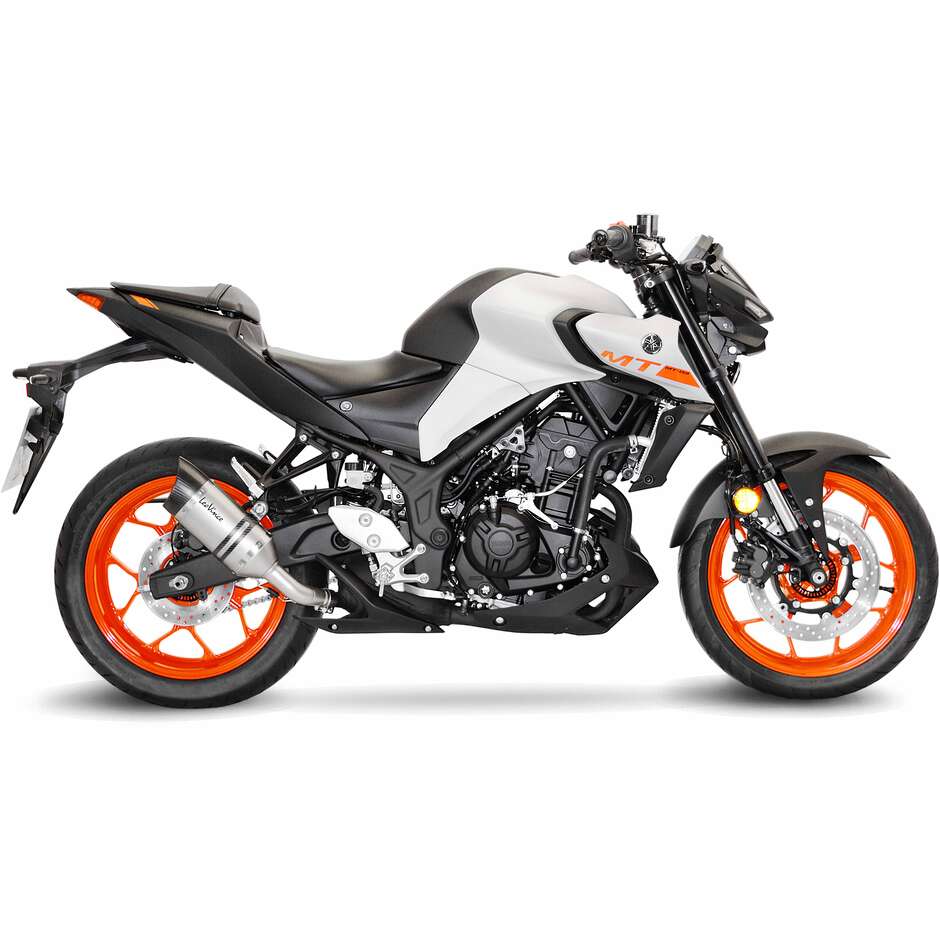 Leovince 14257E LV PRO Slip-On Exhaust Specific For YAMAHA MT-03 (18-20); MT-03 (22-23); YZF-R3 (18-20); YZF-R3 (22-23)