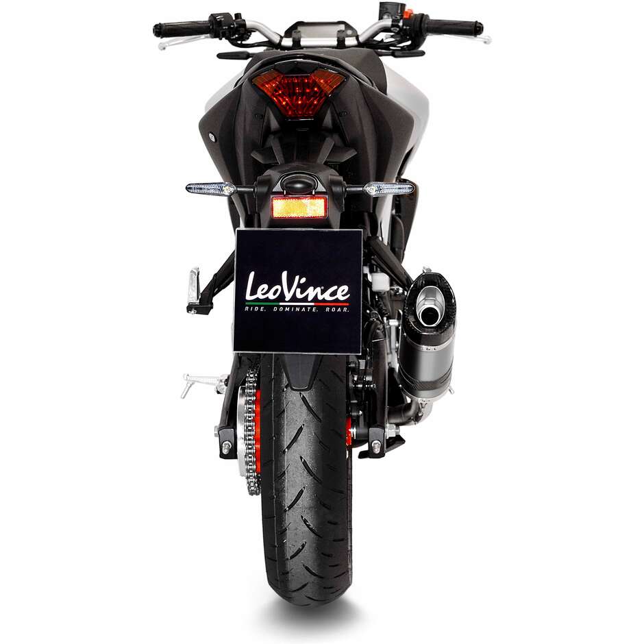 Leovince 14257E LV PRO Slip-On Exhaust Specific For YAMAHA MT-03 (18-20); MT-03 (22-23); YZF-R3 (18-20); YZF-R3 (22-23)