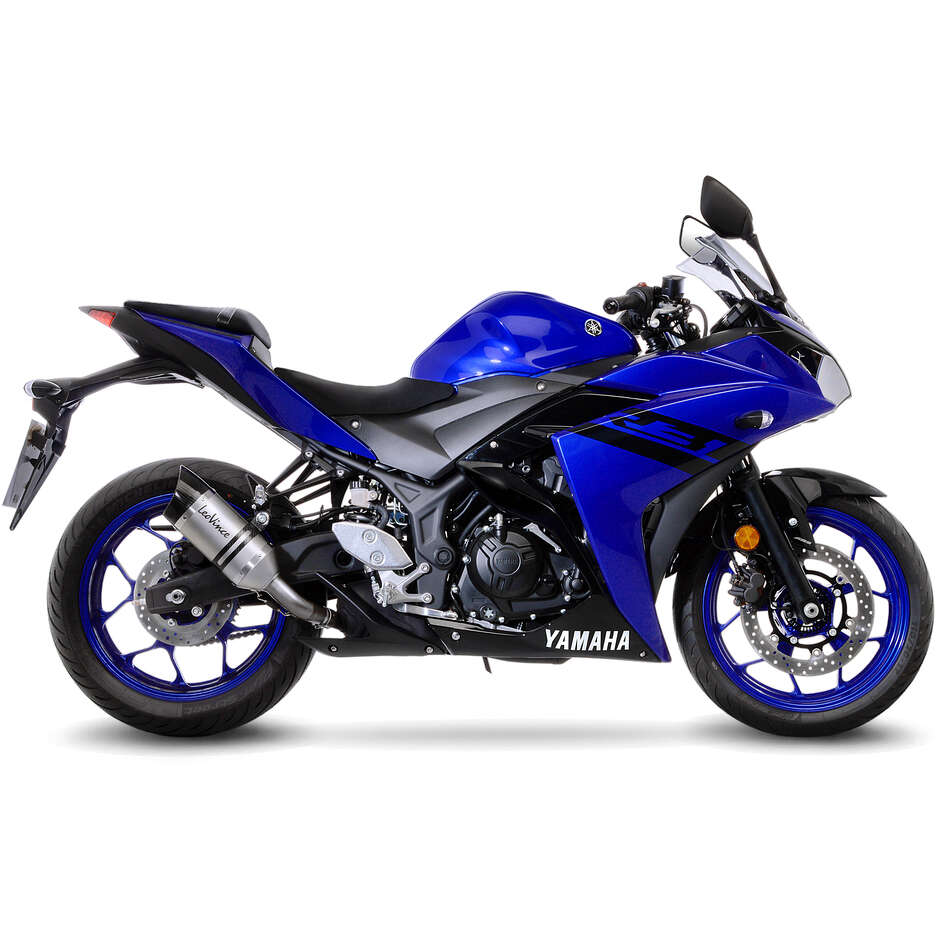 Leovince 14257E LV PRO Slip-On Exhaust Specific For YAMAHA MT-03 (18-20); MT-03 (22-23); YZF-R3 (18-20); YZF-R3 (22-23)