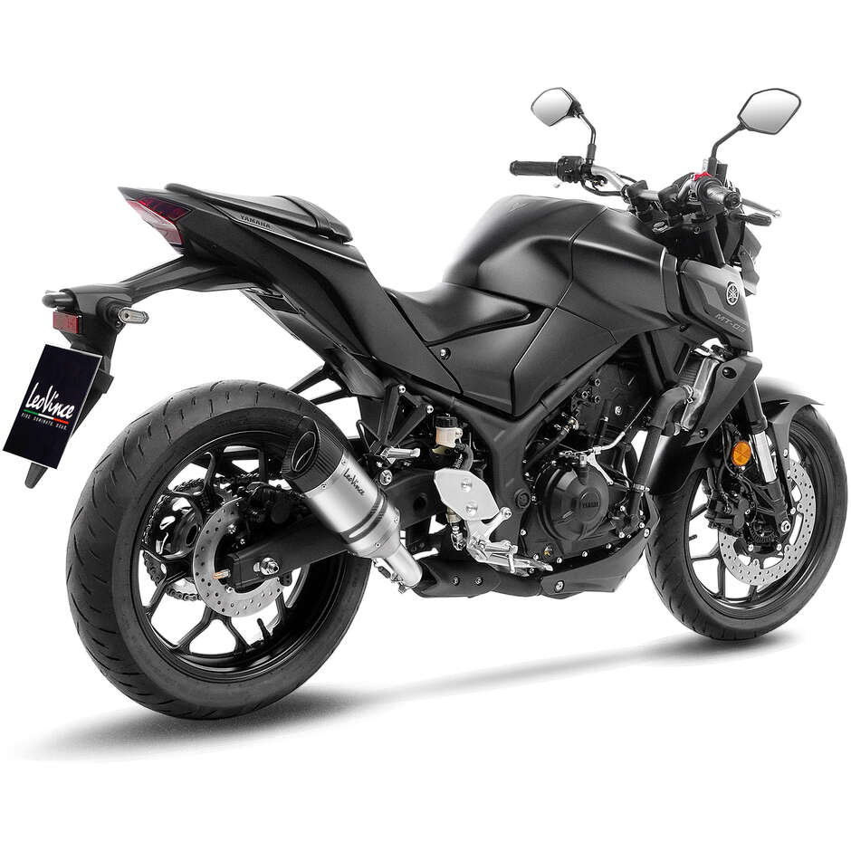 Leovince 14257E LV PRO Slip-On Exhaust Specific For YAMAHA MT-03 (18-20); MT-03 (22-23); YZF-R3 (18-20); YZF-R3 (22-23)