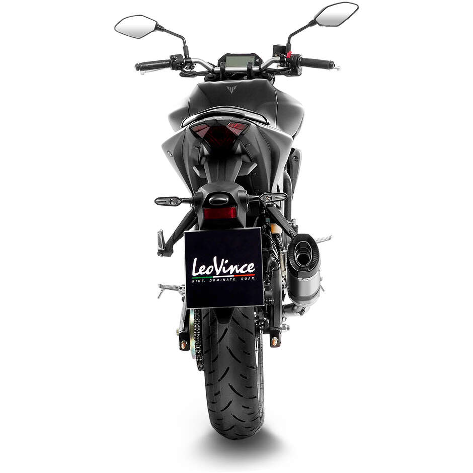 Leovince 14257E LV PRO Slip-On Exhaust Specific For YAMAHA MT-03 (18-20); MT-03 (22-23); YZF-R3 (18-20); YZF-R3 (22-23)