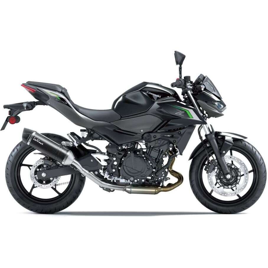 Leovince 14260E LV ONE EVO CARBON FIBER Slip-On-Auspuff speziell für KAWASAKI Ninja500/SE – Z500/SE (24-25); Ninja400 (18-23); Z400 (19-23)