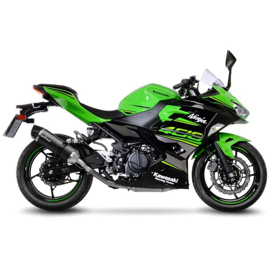 Leovince 14260E LV ONE EVO CARBON FIBER Slip-On-Auspuff speziell für KAWASAKI Ninja500/SE – Z500/SE (24-25); Ninja400 (18-23); Z400 (19-23)
