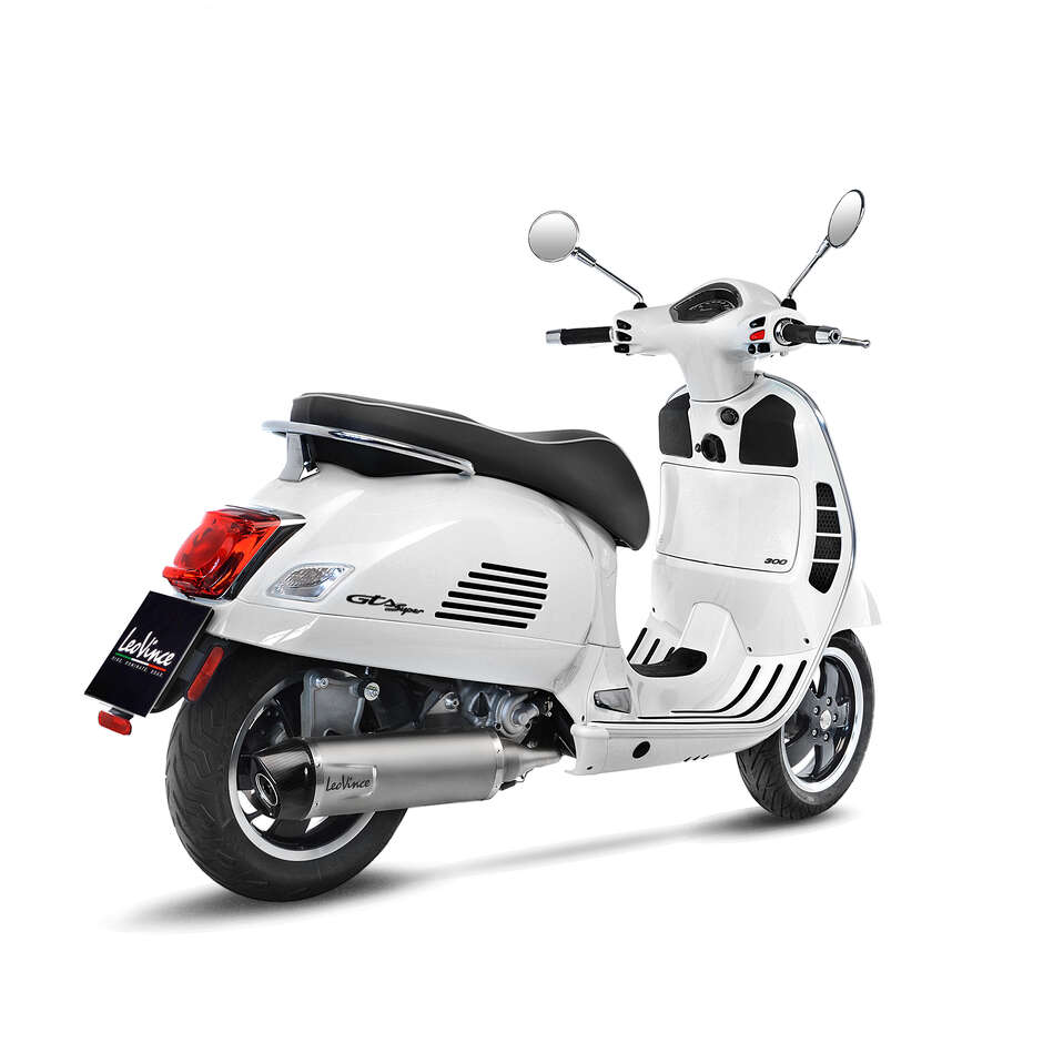 Leovince 14316EK LV ONE EVO Slip-On Exhaust Specific For PIAGGIO Vespa 300 HPE/SUPER/SEI GIORNI (19-20)