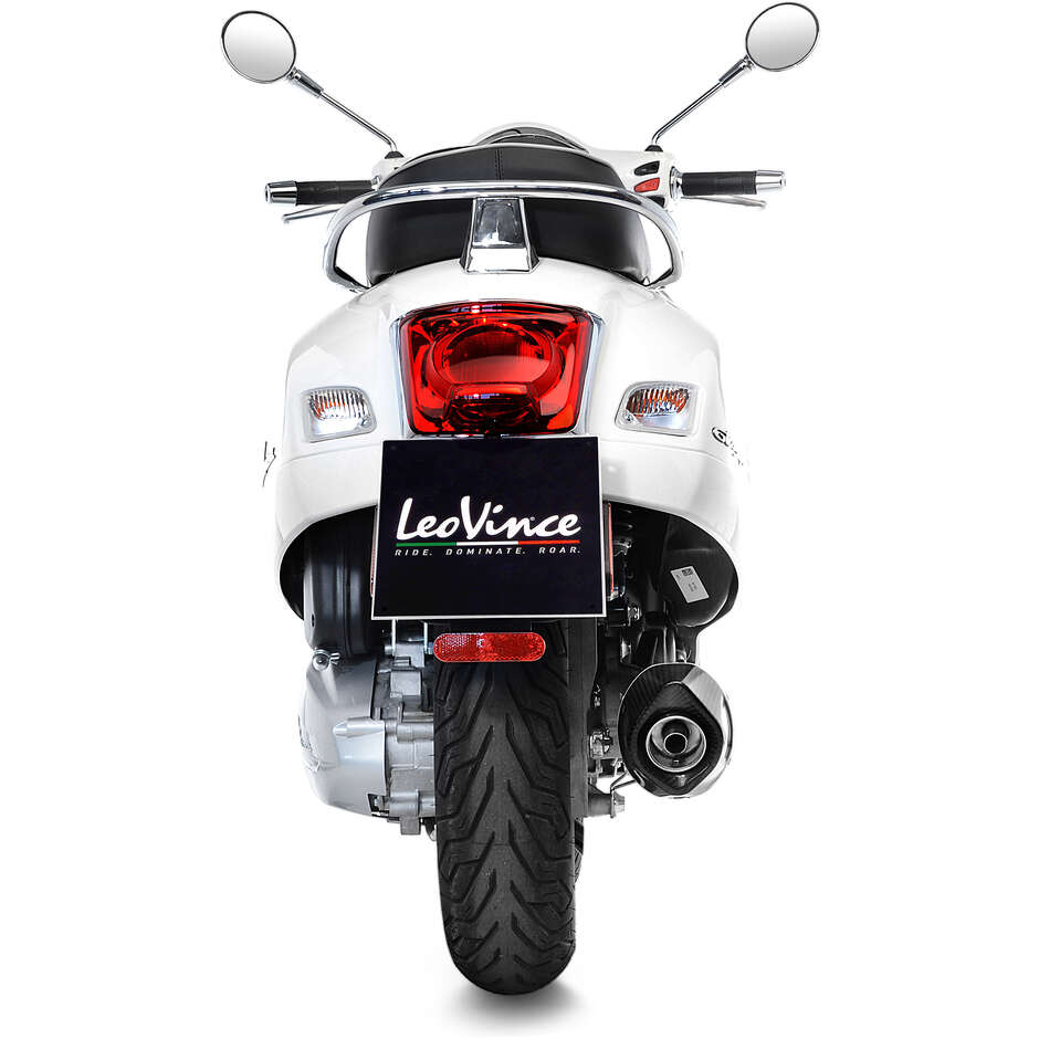 Leovince 14316EK LV ONE EVO Slip-On Exhaust Specific For PIAGGIO Vespa 300 HPE/SUPER/SEI GIORNI (19-20)