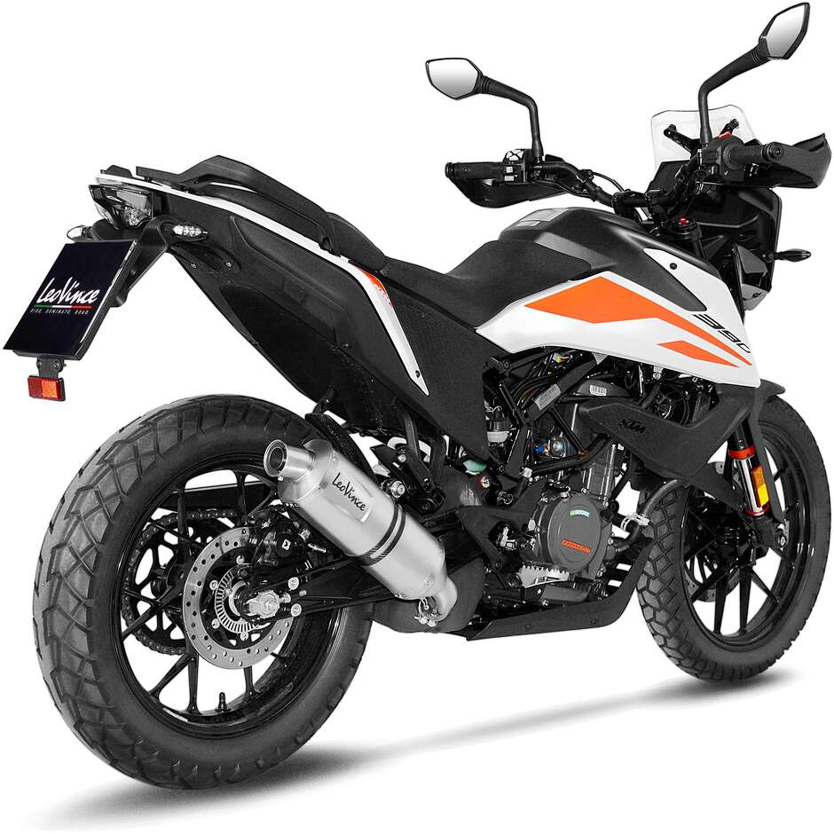 Leovince 14346E LV ONE EVO Slip-On-Auspuff speziell für KTM 390Adventure (20-24)