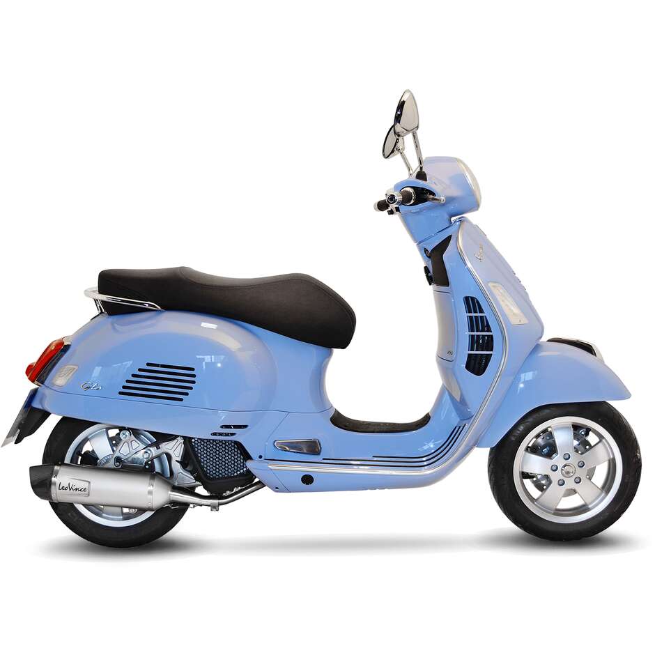 Leovince 14358EK LV ONE EVO Slip-On Exhaust Specific for PIAGGIO Vespa GTS125i.e./150i.e. (17-20)