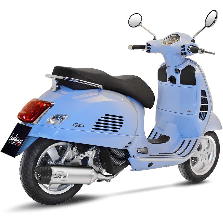 Leovince 14358EK LV ONE EVO Slip-On Exhaust Specific for PIAGGIO Vespa GTS125i.e./150i.e. (17-20)