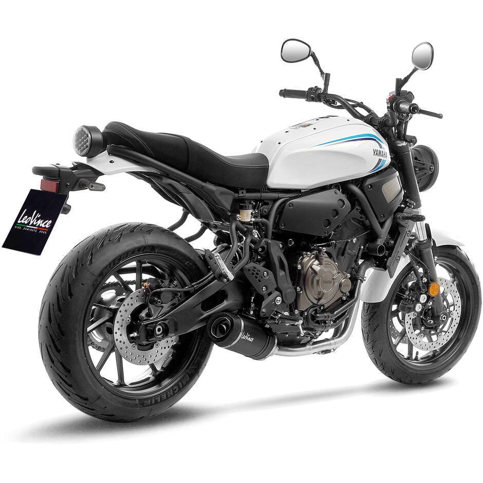 Leovince 14361EU LV ONE EVO CARBON FIBER Full System Exhaust System Specific For YAMAHA XSR 700/XTribute - YZF-R7 - MT-07 (21-24)