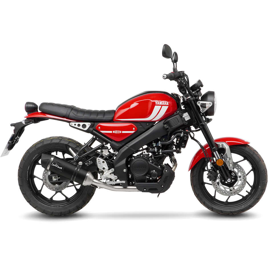 Leovince 14365EBK LV ONE EVO BLACK EDITION Full System Complete Exhaust Specific For YAMAHA MT-125 - XSR125 - YZF-R125 (21-24)