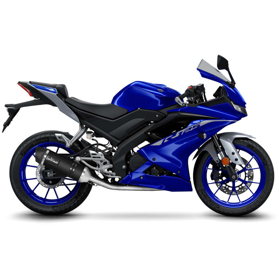 Leovince 14365EBK LV ONE EVO BLACK EDITION Full System Complete Exhaust Specific For YAMAHA MT-125 - XSR125 - YZF-R125 (21-24)