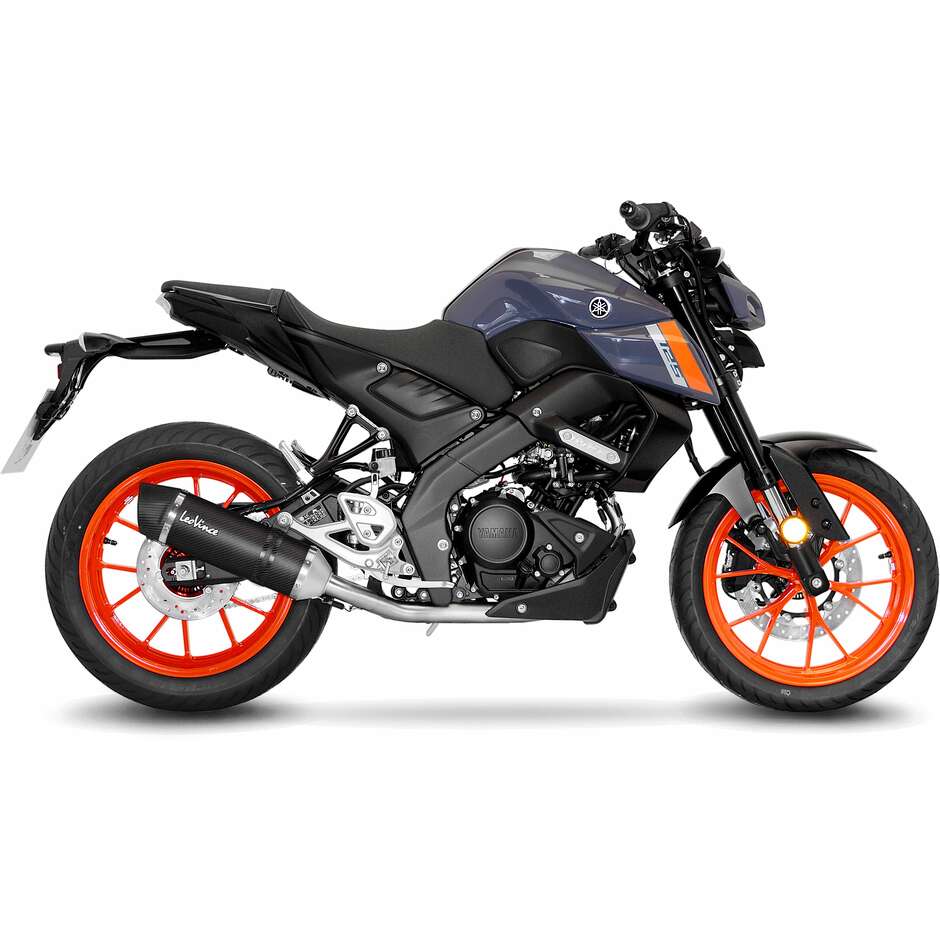 Leovince 14366EK LV ONE EVO CARBON FIBER Full System Exhaust System Specific For YAMAHA MT-125 - XSR125 - YZF-R125 (21-24)