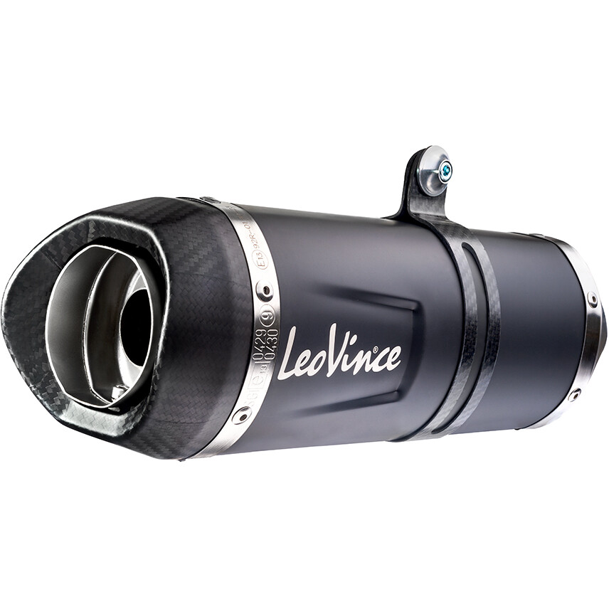 Leovince 14379EBKN LV ONE EVO BLACK EDITION Komplettauspuff speziell für KAWASAKI Ninja650 – Z650 (21-25); Z650RS (22-24); Versys650 (21-24)