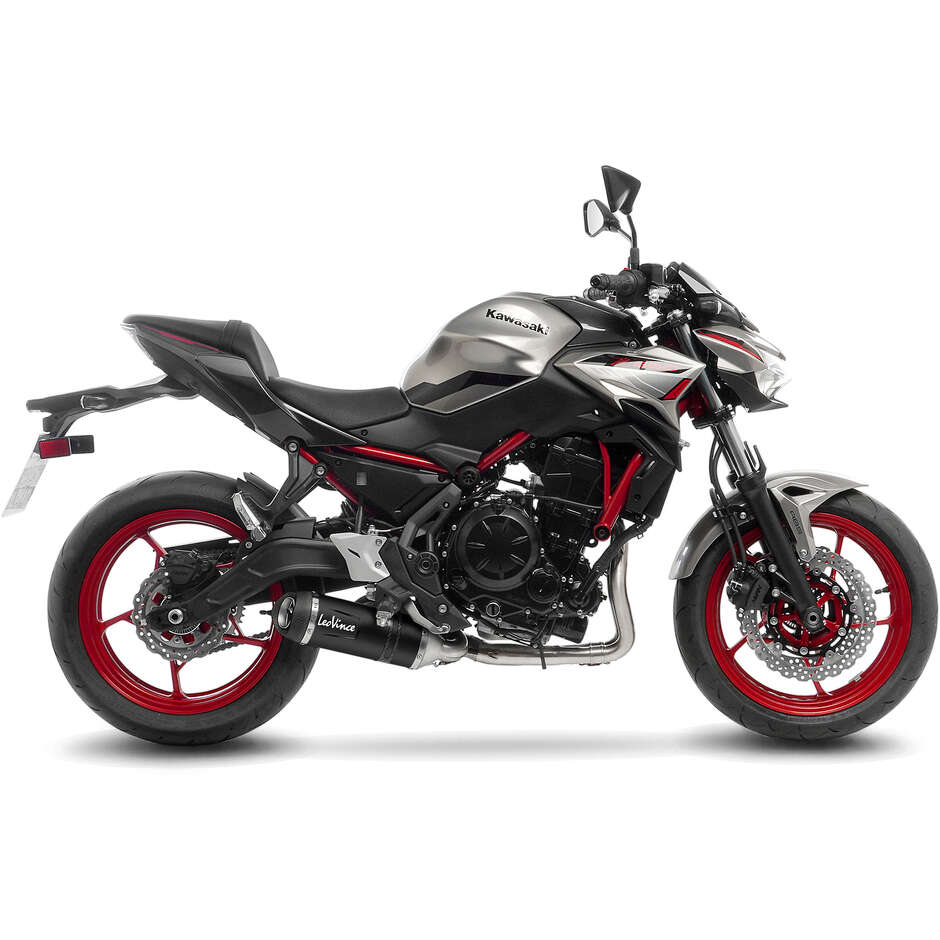 Leovince 14379EBKN LV ONE EVO BLACK EDITION Komplettauspuff speziell für KAWASAKI Ninja650 – Z650 (21-25); Z650RS (22-24); Versys650 (21-24)